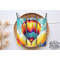 Air Balloon Rainbow 20 Oz, Tumbler 20 oz Wrap PNG, Skinny Tumbler Designs PNG.png