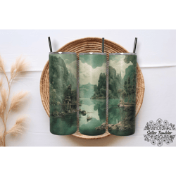 lake 20 oz, tumbler 20 oz wrap png, skinny tumbler designs png