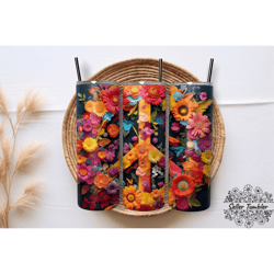 peace floral colorful 20 oz, tumbler 20 oz wrap png, skinny tumbler designs png