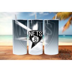 brooklyn nets tumbler 20 oz wrap png, nba tumbler wraps, football tumbler wrap png