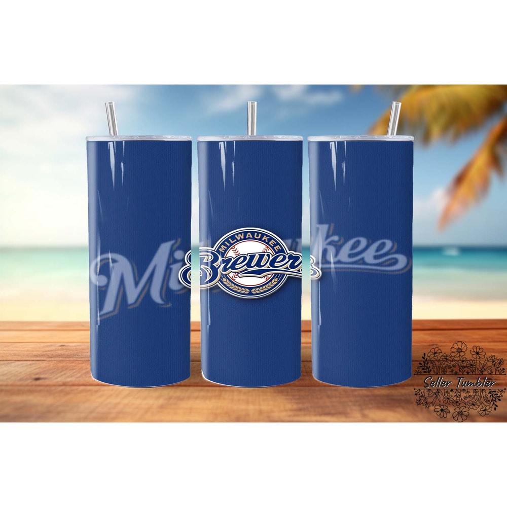 Milwaukee Brewers Tumbler 20 oz Wrap PNG, MLB Tumbler Wraps, Football Tumbler Wrap PNG.jpg