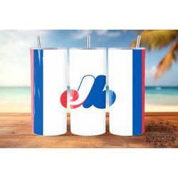 montreal expos tumbler 20 oz wrap png, mlb tumbler wraps, football tumbler wrap png