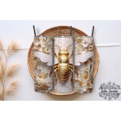 bee honeycomb sublimation design tumbler 20 oz wrap png, tumbler wraps, tumbler png, skinny clipart