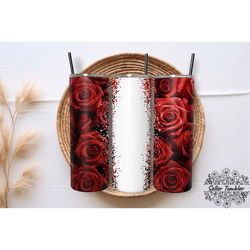 red roses tumbler tumbler 20 oz wrap png, tumbler wraps, tumbler png, skinny clipart