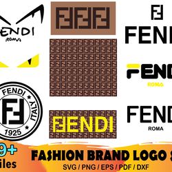 9 fendi bundle svg, fendi svg, fendi logo svg, fendi vector -pink bear shop