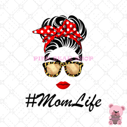mom life messy bun lady sport mother day png, mothers day png, mom png design, mom sublimation