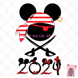 mickey mouse pirate head 2024 svg, disney svg ,disney mickey svg , digital download