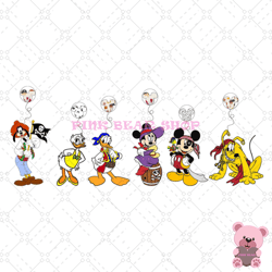 disney mickey mouse friends pirates svg, disney svg ,disney mickey svg , digital download