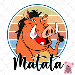 disney pumbaa matata svg, disney svg ,disney mickey svg , digital download