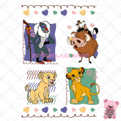 simba lion king characters svg, disney svg ,disney mickey svg , digital download