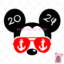 mickey mouse cruise glasses 2024 svg, disney svg ,disney mickey svg , digital download
