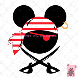 disney mickey mouse pirate svg, disney svg ,disney mickey svg , digital download