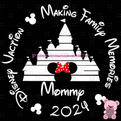 minnie mommy mouse disney vacation 2024 svg, disney svg ,disney mickey svg , digital download