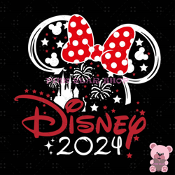 minnie disneyland castle 2024 svg, disney svg ,disney mickey svg , digital download
