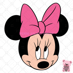 disney minnie mouse face clipart svg, disney svg, disney mickey svg, digital download