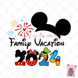 mickey mouse ears family vacation 2024 svg, disney svg, disney mickey svg, digital download