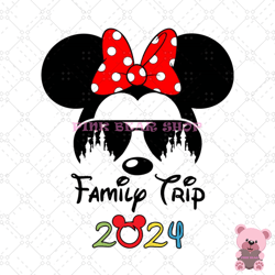 minnie mouse kingdom family trip 2024 svg, disney svg, disney mickey svg, digital download