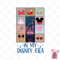 in my disney era magic castle png, disney png, disney mickey png, digital download