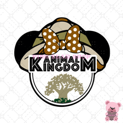 minnie mouse head animal kingdom png, disney png, disney mickey png, digital download