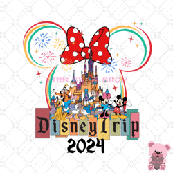 minnie mouse kingdom disney trip 2024 png, disney png, disney mickey png, digital download