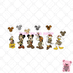 disney wild balloon animal kingdom mickey friends png, disney png, disney mickey png, digital download