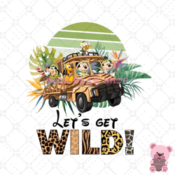 animal kingdom mickey let get wild png, disney png, disney mickey png, digital download
