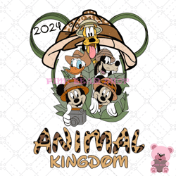 mickey friends wild hat animal kingdom 2024 png, disney png, disney mickey png, digital download