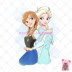 disney frozen princess anna and elsa png, disney png, disney mickey png, digital download
