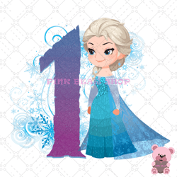 disney frozen elsa happy 1st birthday png, disney png, disney mickey png, digital download