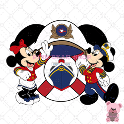 mickey minnie captain mouse cruise line png, disney png, disney mickey png, digital download