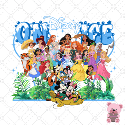 disney cartoon characters on ice png, disney png, disney mickey png, digital download