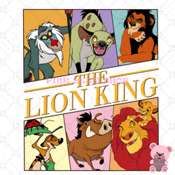 disney animated the lion king characters png, disney png, disney mickey png, digital download