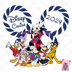 mickey friends disney cruise 2024 png, disney png, disney mickey png, digital download