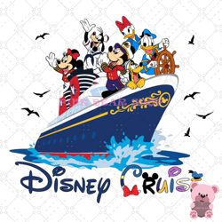 captain mickey friends disney cruise ship png, disney png, disney mickey png, digital download