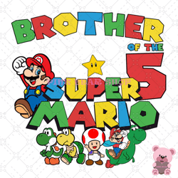 brother of the super mario bros png, disney png, disney mickey png, digital download