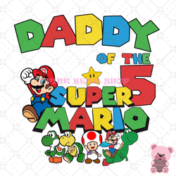 daddy of the super mario bros png, disney png, disney mickey png, digital download