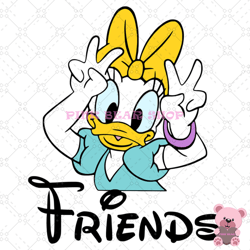 daisy friends disney character svg, disney svg, disney mickey svg, digital download