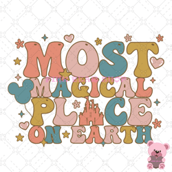 disney castle most magical place on earth svg, disney svg, disney mickey svg, digital download