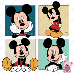 disney mickey mouse emotional sticker svg, disney svg, disney mickey svg, digital download
