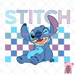 disney checkered alien dog stitch svg, disney svg, disney mickey svg, digital download