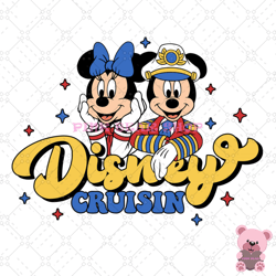 captain mickey minnie mouse disney cruisin svg, disney svg, disney mickey svg, digital download
