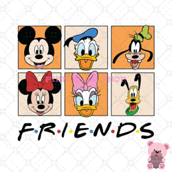 disney friends mickey mouse head svg, disney svg, disney mickey svg, digital download