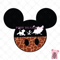 mickey mouse giraffe animal kingdom svg, disney svg, disney mickey svg, digital download