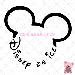 disney on ice mickey head svg, disney svg, disney mickey svg, digital download