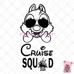 chracter chipmunk cruise squad 2024 svg, disney svg, disney mickey svg, digital download