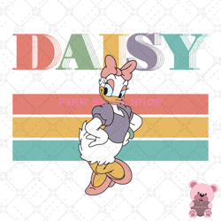 happy daisy duck disney svg, disney svg, disney mickey svg, digital download
