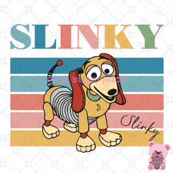 retro toy story slinky dog disney svg, disney svg, disney mickey svg, digital download