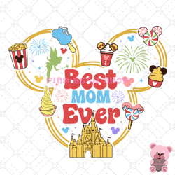 best mom ever mickey kingdom festival svg, disney svg, disney mickey svg, digital download
