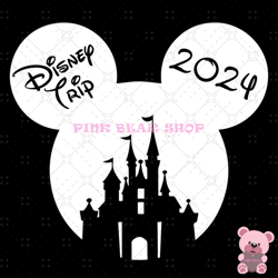 disney 2024 trip mickey head magic castle svg, disney svg, disney mickey svg, digital download