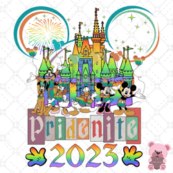 mickey friends kingdom lgbt pridenite svg, disney svg, disney mickey svg, digital download
